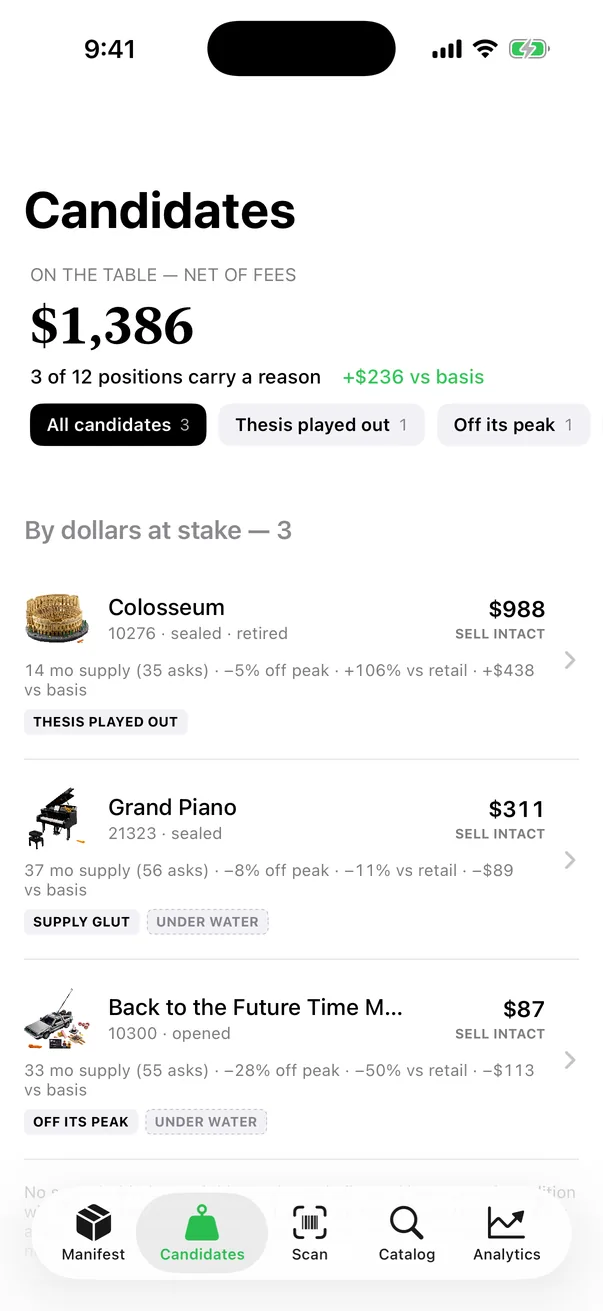 Sealed for iOS — Candidates, the sell side